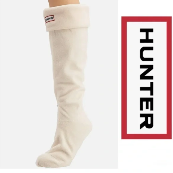 Hunter Cream Knee-High Socks - Picture 1 of 4